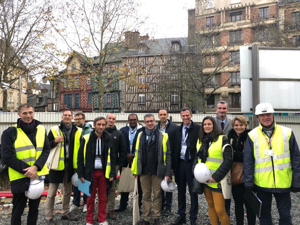 Visite du centre ancien de Rennes organisée par l'Epl Territoires Rennes le 4 décembre 2018 à l'occasion du Congrès des Epl. Photo FedEpl