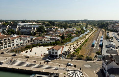 Pornic met sa ria dans la dynamique urbaine