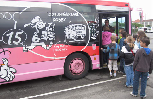 Grand Angoulême : Les élèves de CM2 se préparent à prendre le bus !