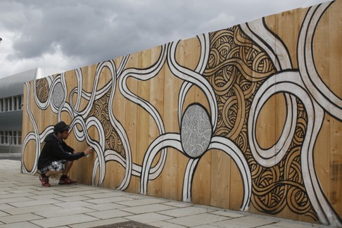 La Semmassy soigne ses chantiers au street art