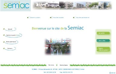 Cherbourg : site internet et nouveau logo à la Semiac
