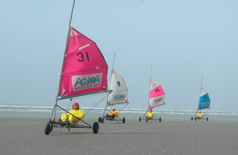 Berck-sur-Mer : Le temple du char à voile