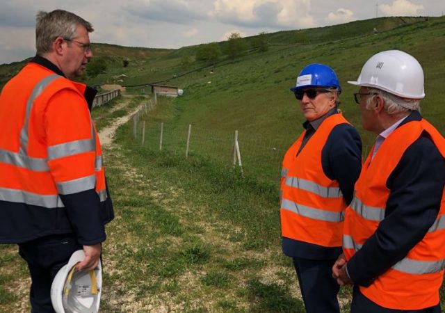 Patrick Jarry visite l’écosite de la Semardel