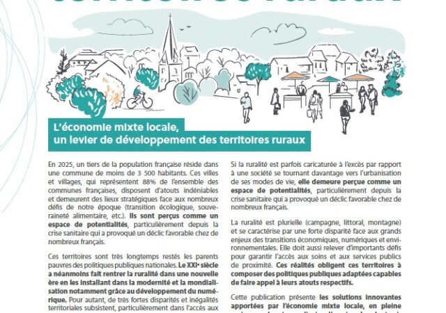L’économie mixte locale : un appui essentiel au développement des territoires ruraux